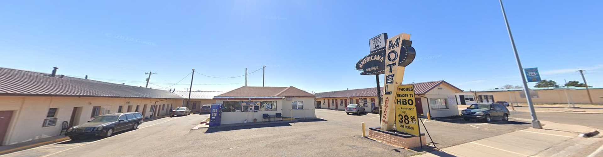 Scenic Americana Motel Route 66 subpage banner